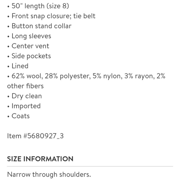 *HOST PICK* Kenneth Cole trench coat NAVY XL - Picture 15 of 15